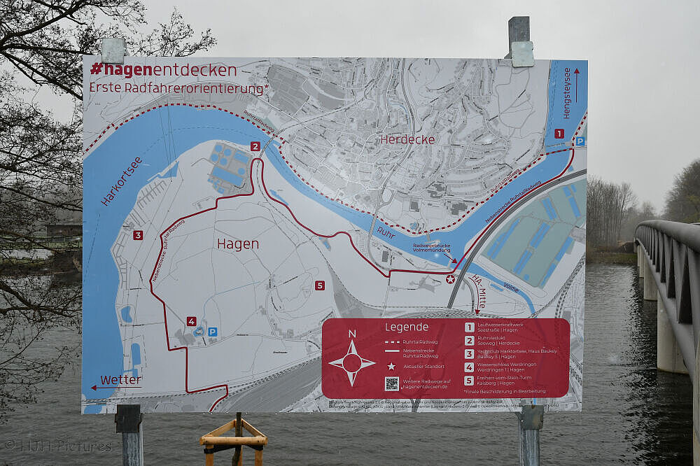 Provisorische Karte mit Volmebrücke