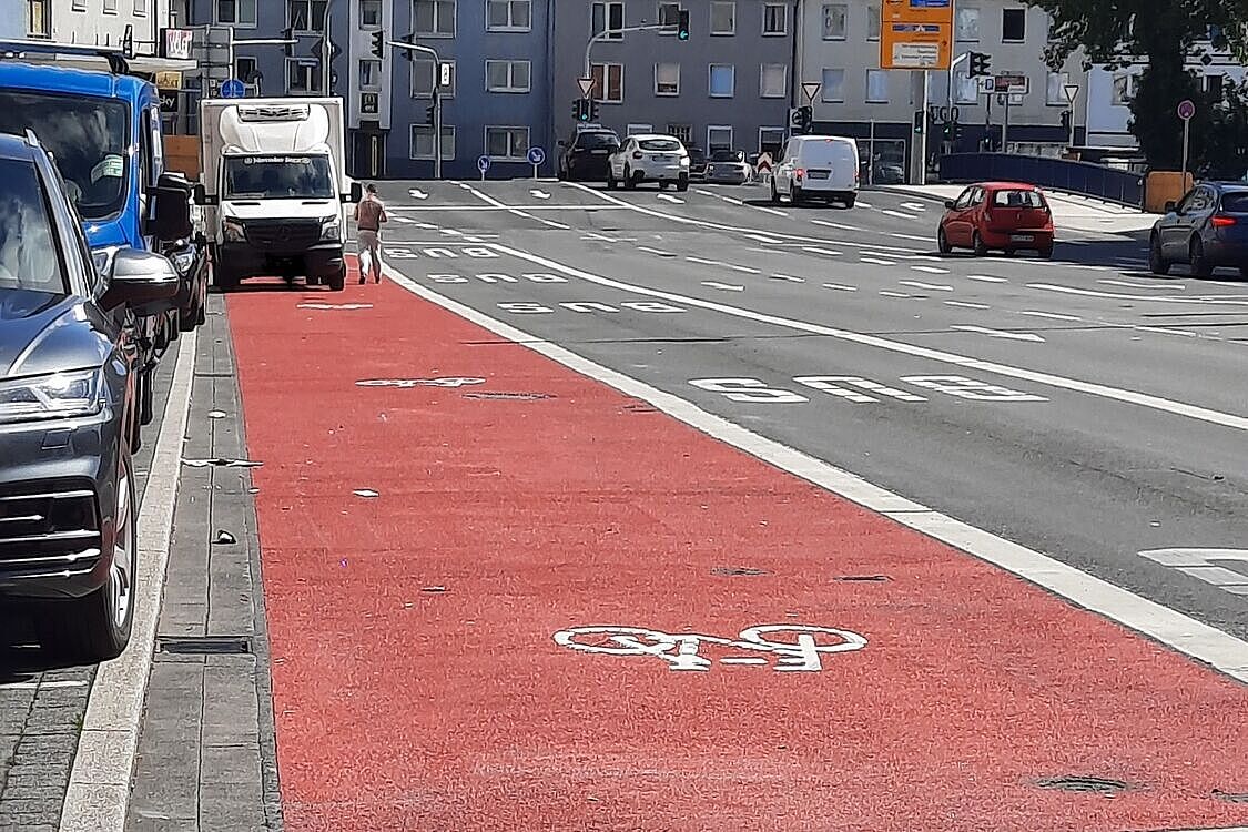 Radweg oder Lieferzone?